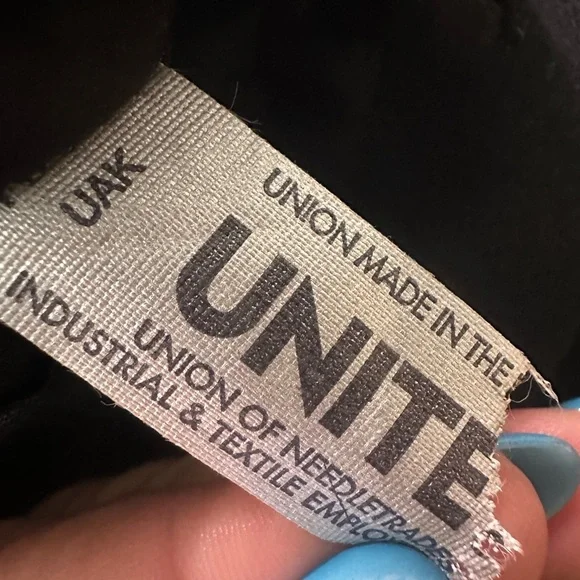 Bill Blass Blazer Mens 44R Black 100% Camel Hair Sport Coat Made in USA‎